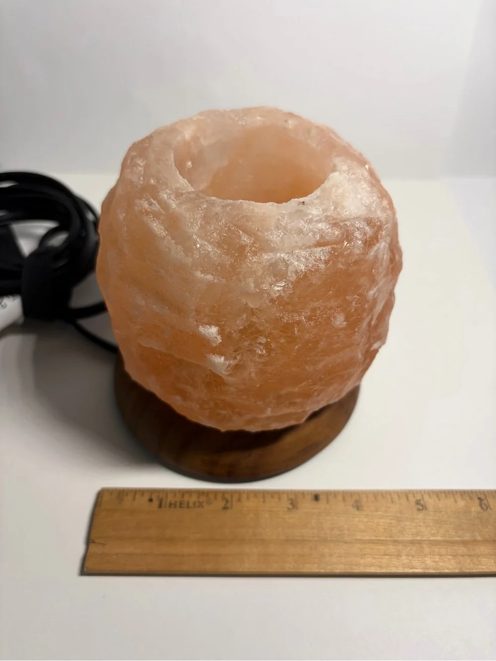 Natural Himalayan Salt Candle Holder - Pink